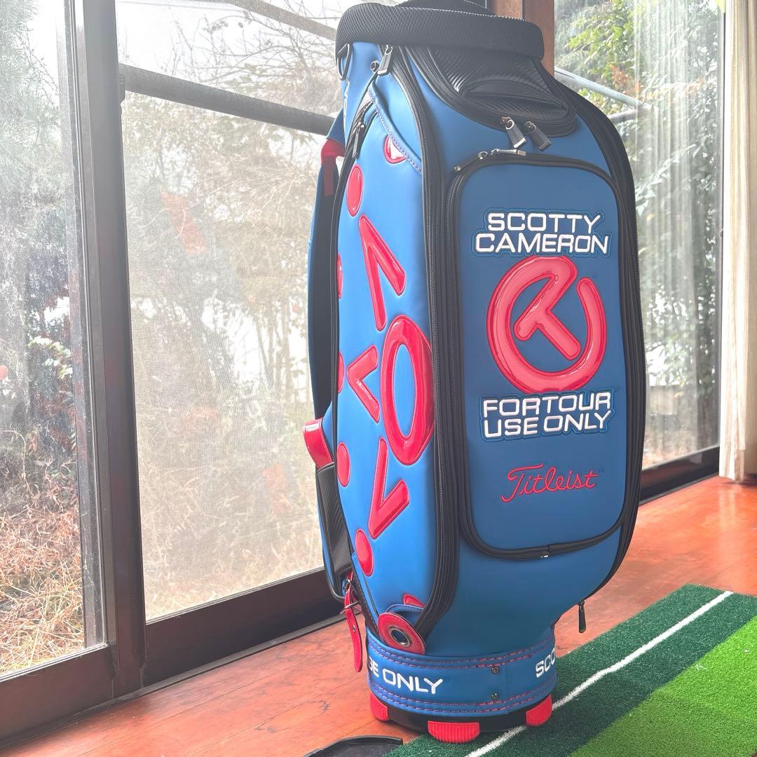 SCOTTY CAMERON キャディバッグ 青