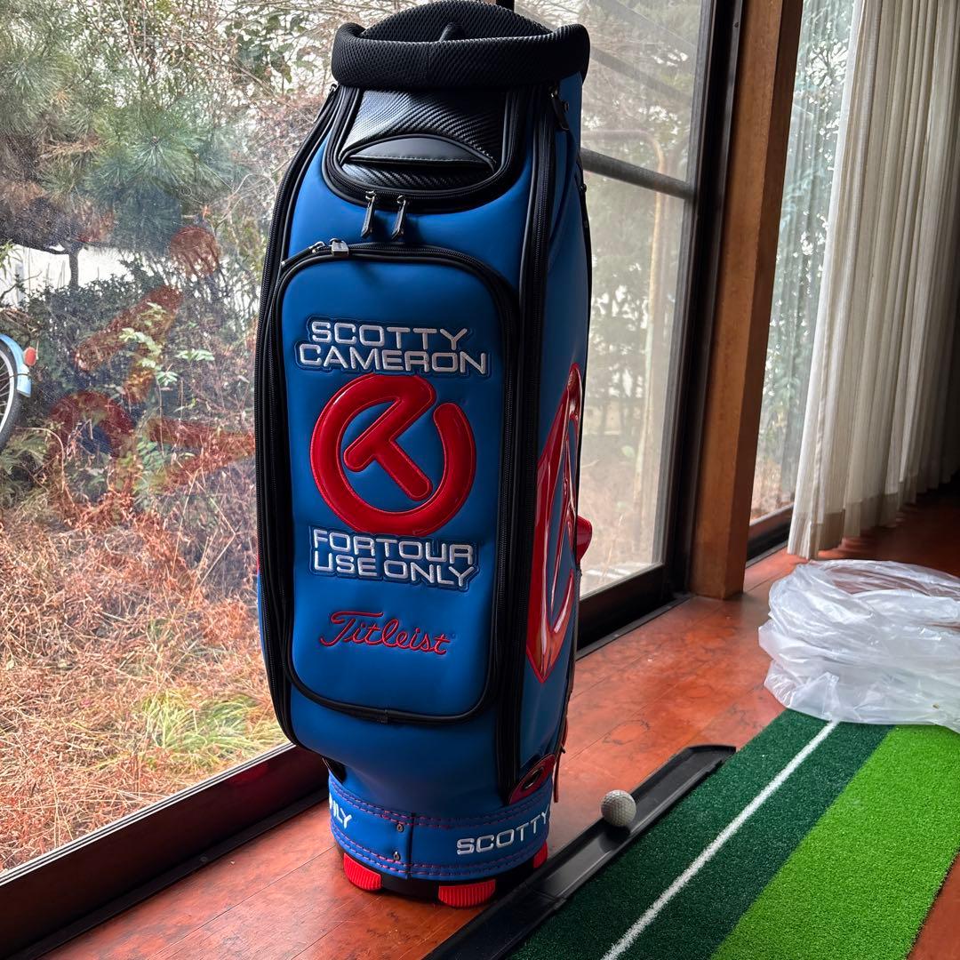 SCOTTY CAMERON キャディバッグ 青