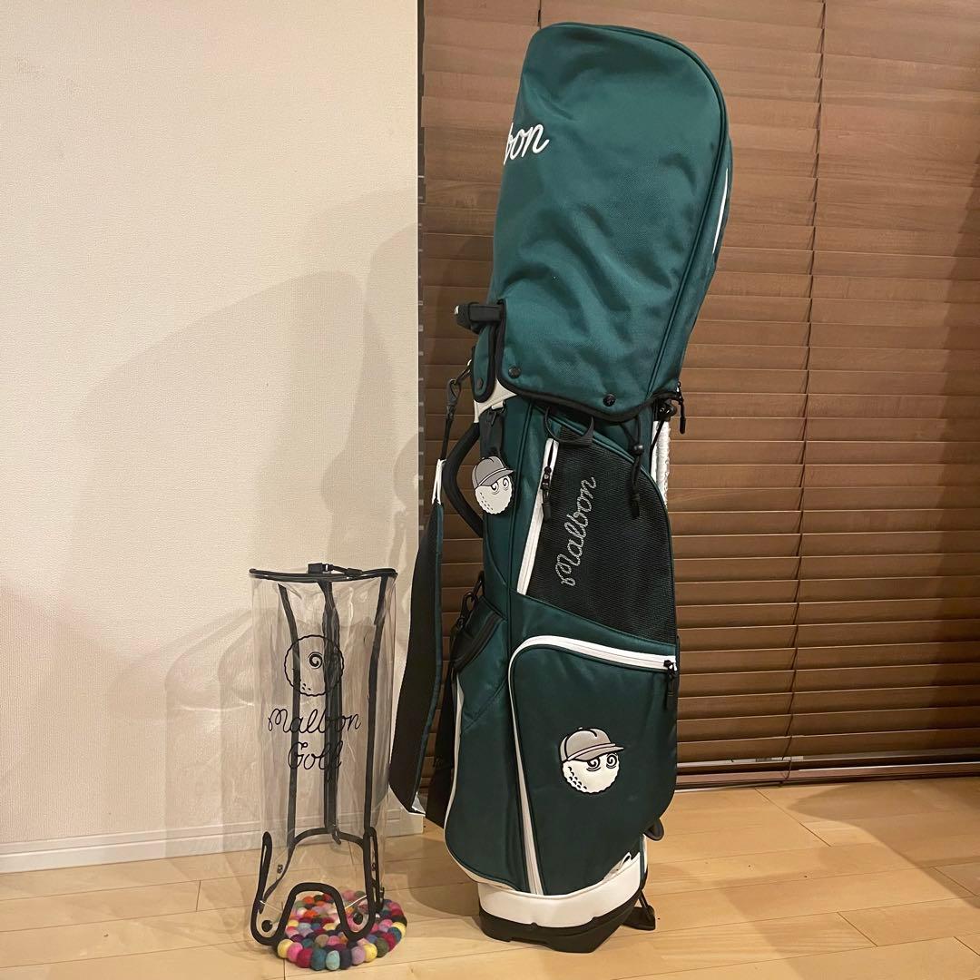 【即発送】MALBON マルボンゴルフ キャディバッグ ゴルフバッグ グリーン