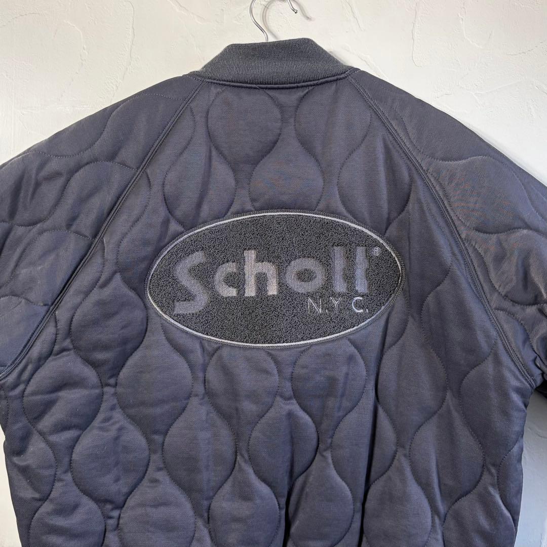 【schott】Onionquilted logo MA-1 jacket