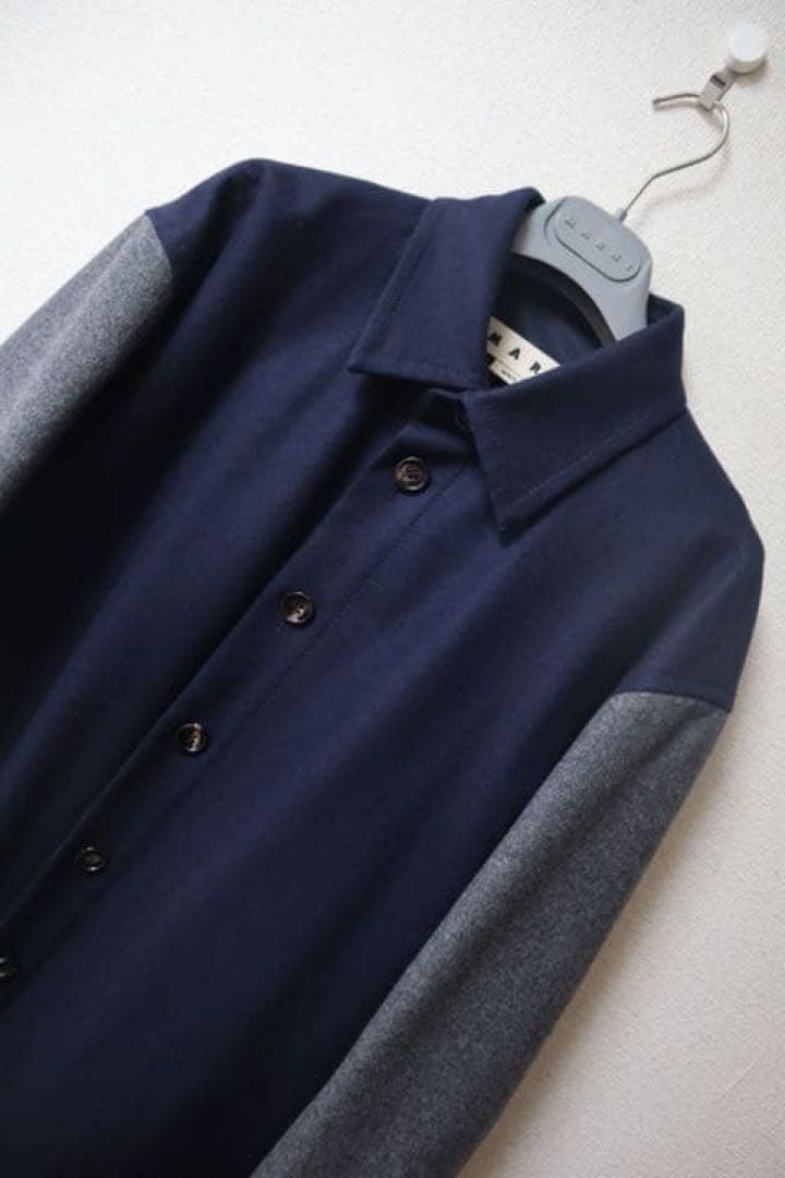 marni ブルゾン シャツ　コート　ウール　マルニ　メンズ　ジャケット　ニット