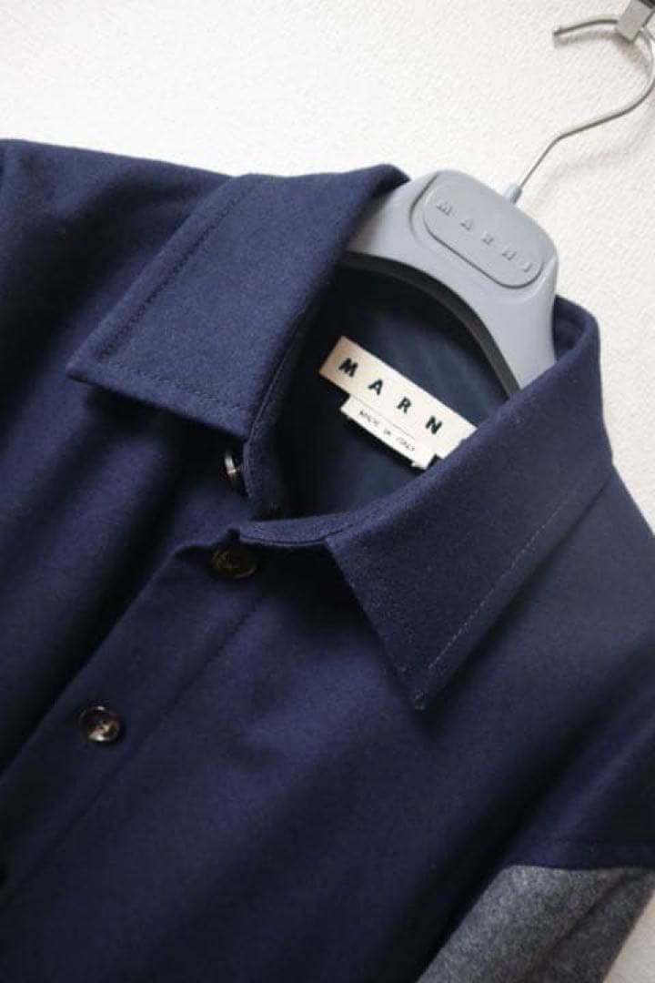 marni ブルゾン シャツ　コート　ウール　マルニ　メンズ　ジャケット　ニット
