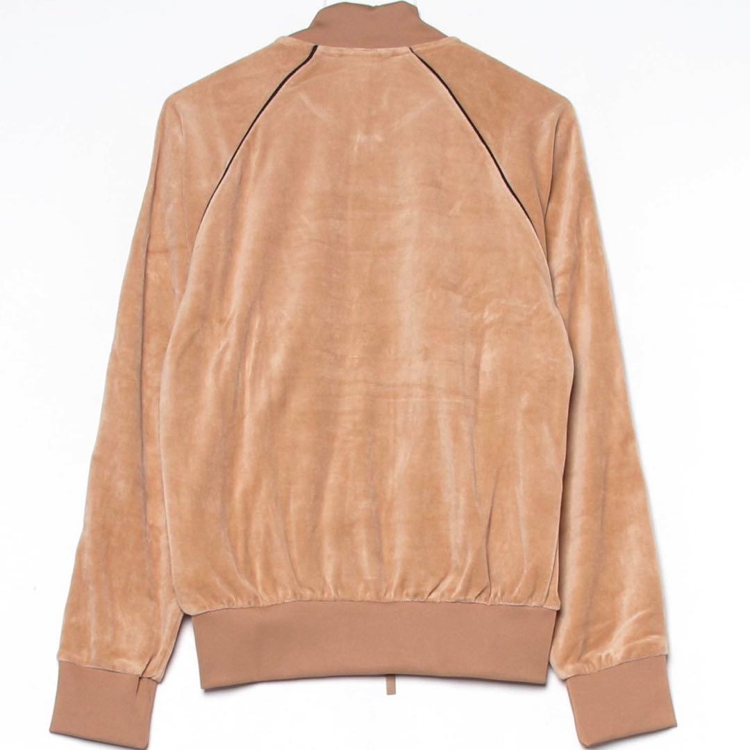 新品S⭐️adidas アディカラー ブラウンベロア トラックトップ ゆーすけ着用