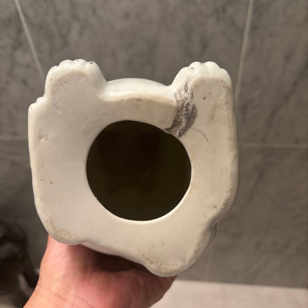 アンティーク　神秘的な瞳でとても雰囲気のあるお金や良き人を招く招き