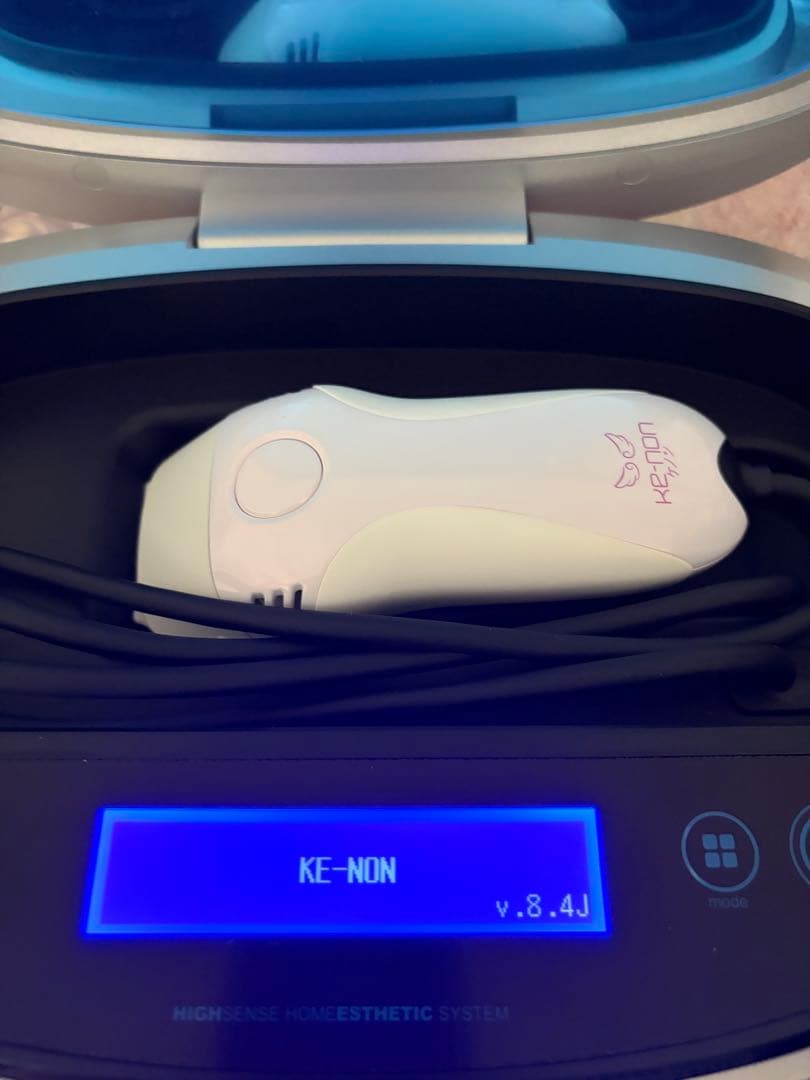 ケノン ver8.4 パールホワイト 脱毛器　美品