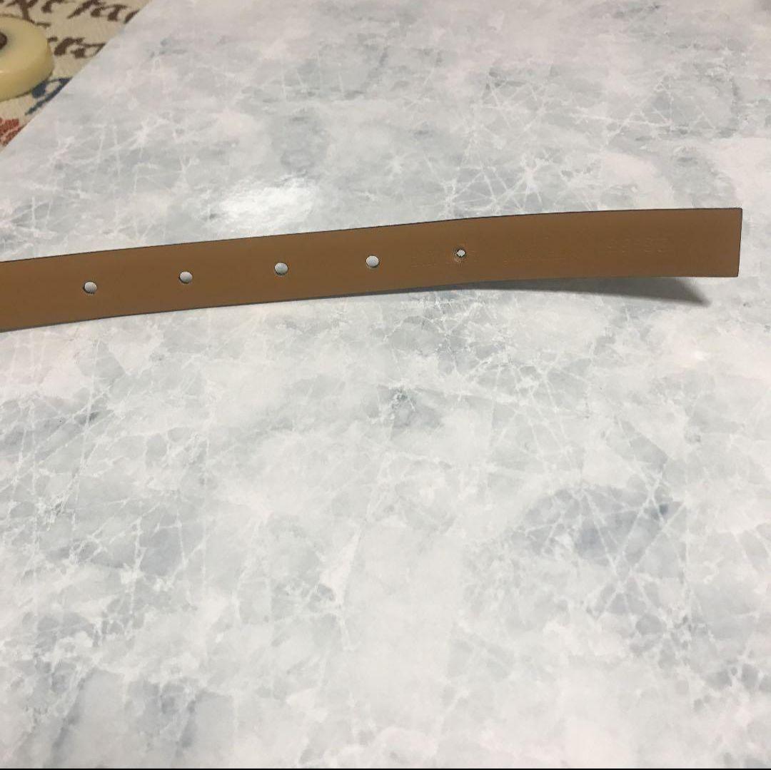 ロエベ　革ベルト　黒　ロゴデザイン　希少