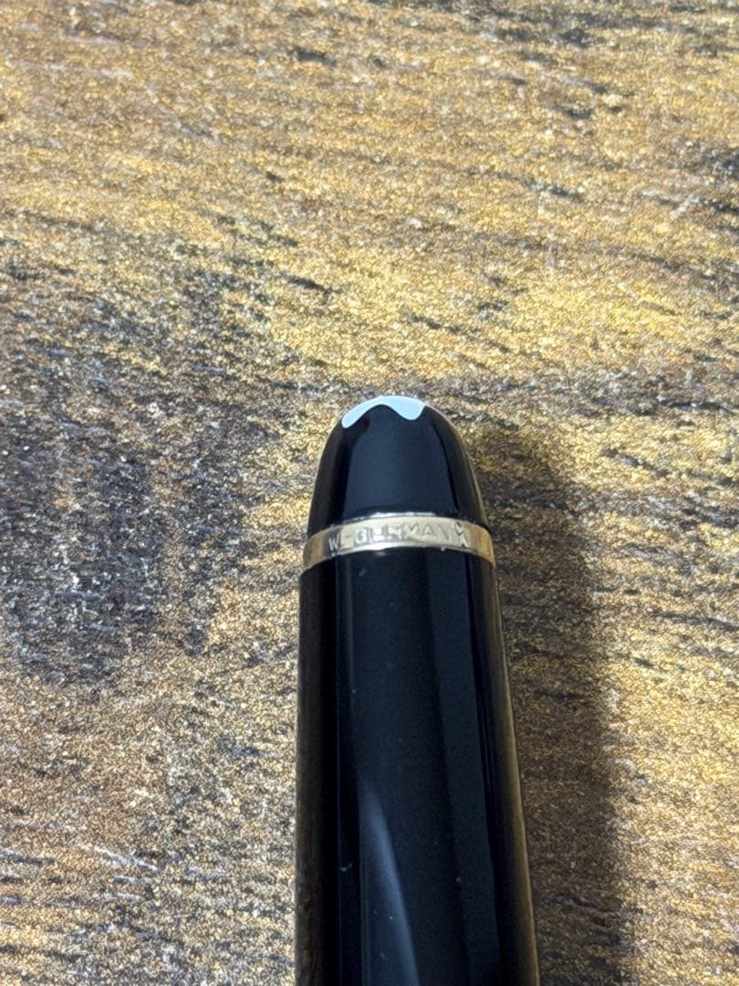 筆記確認&洗浄済　西ドイツ製　モンブラン　14k 万年筆　中細字