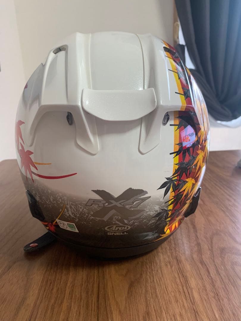 Arai フルフェイスヘルメット rx7x 楓 mサイズ収納袋付き - メルカリ
