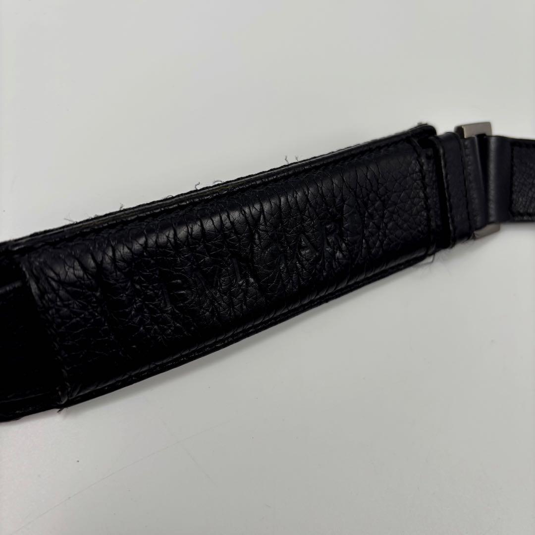 ✨希少✨　BVLGARI メッセンジャーバック　ロゴマニア　ロゴ金具　大容量　黒