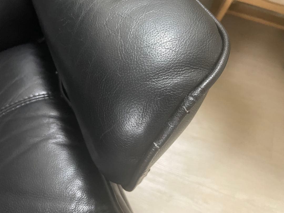 ニトリ本革1人がけソファー※福岡県内または佐賀市・鳥栖市 限定