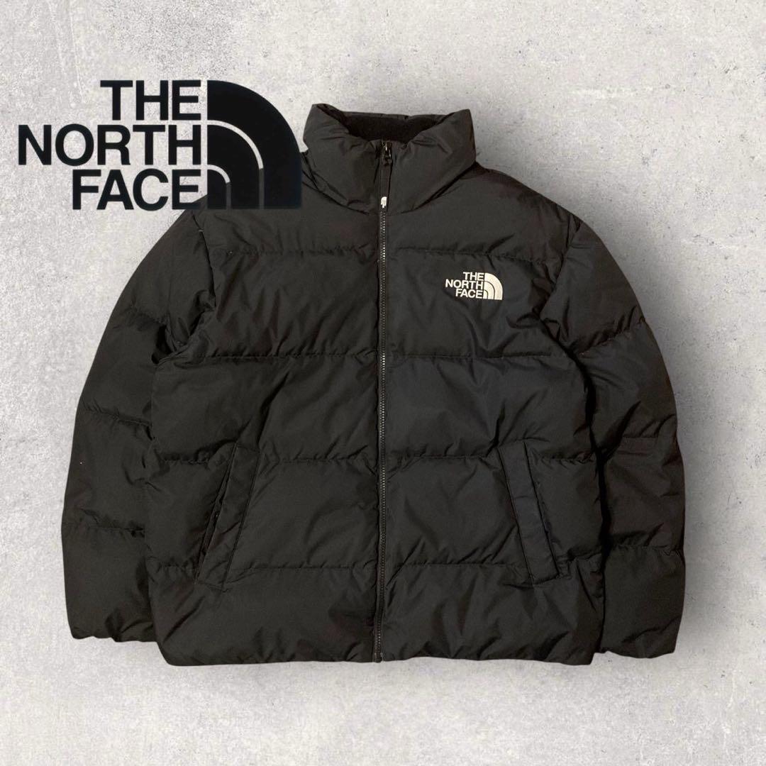 ザ・ノースフェイス】高性能中綿ジャケット M 刺繍ロゴ 美品 黒 韓国