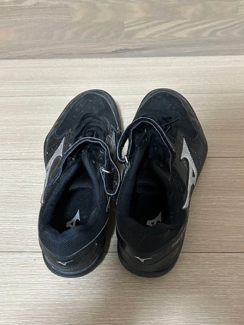 Mizuno FIELD GEO ブラックスパイクシューズ 袋付き 28cm