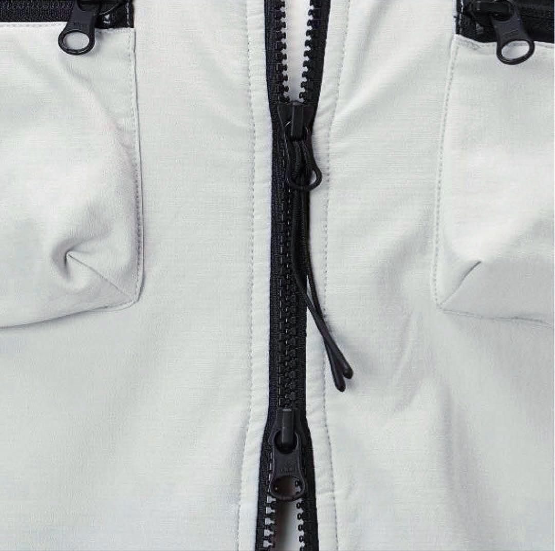 BRIEFING GOLF ストームフリースパーカー（OFF WHITE／M）