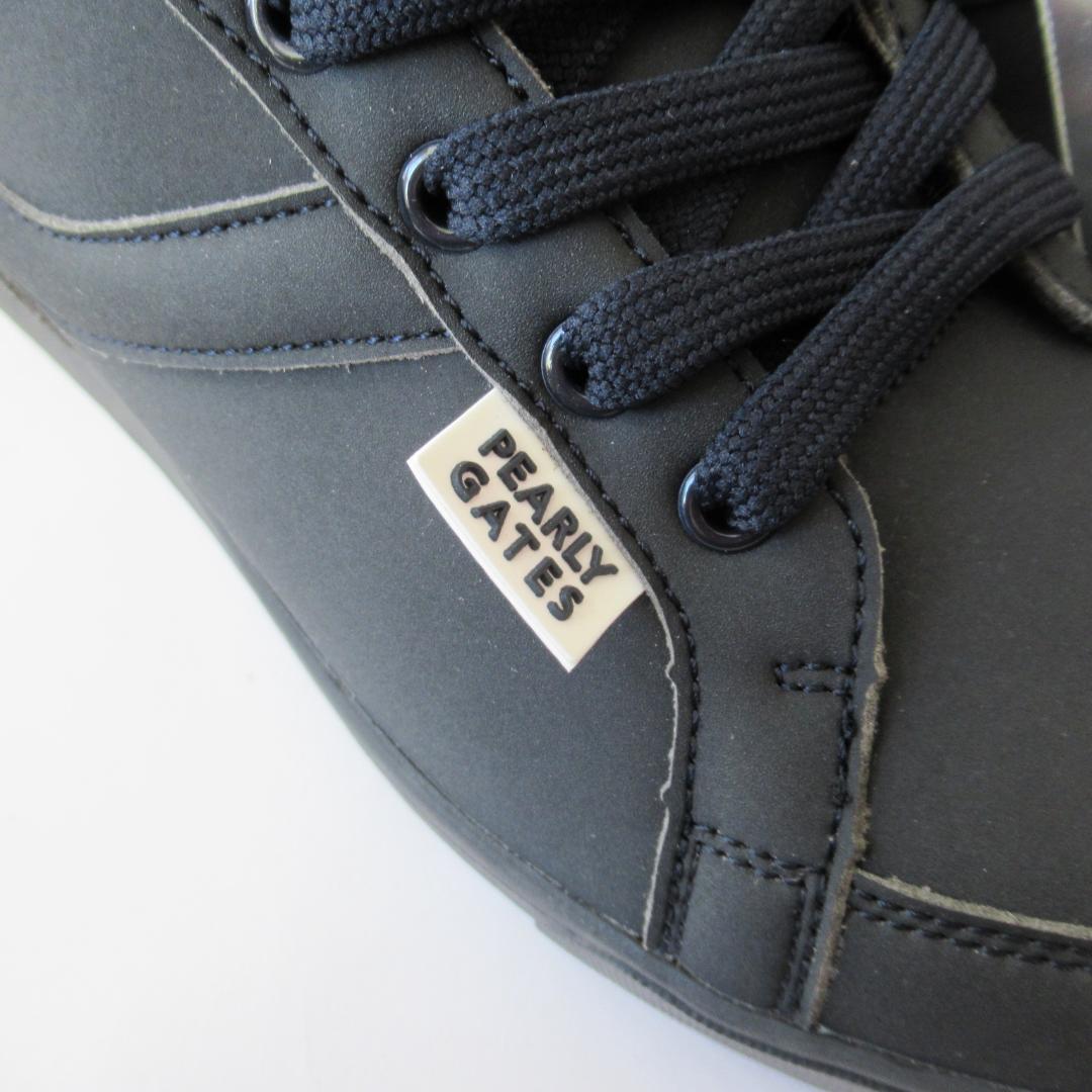 パーリーゲイツ新品濃紺 ソフトスパイク ゴルフシューズ 23.5ｃｍ