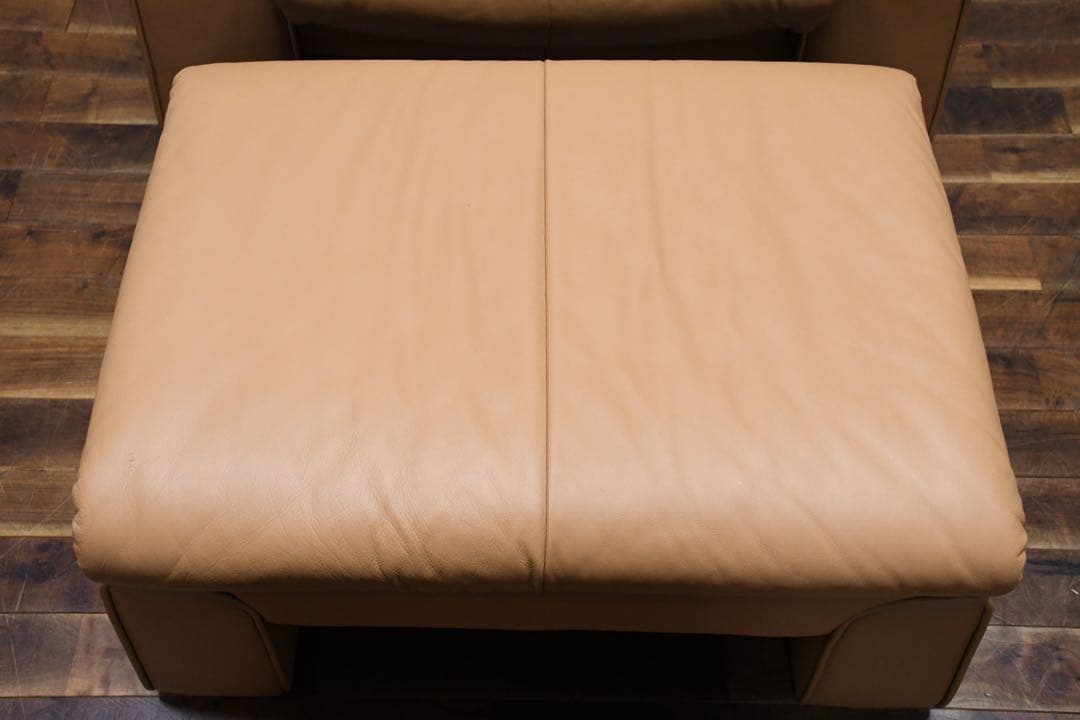 EEK90 展示品 エルポ アトランタ リクライニングソファ オットマン