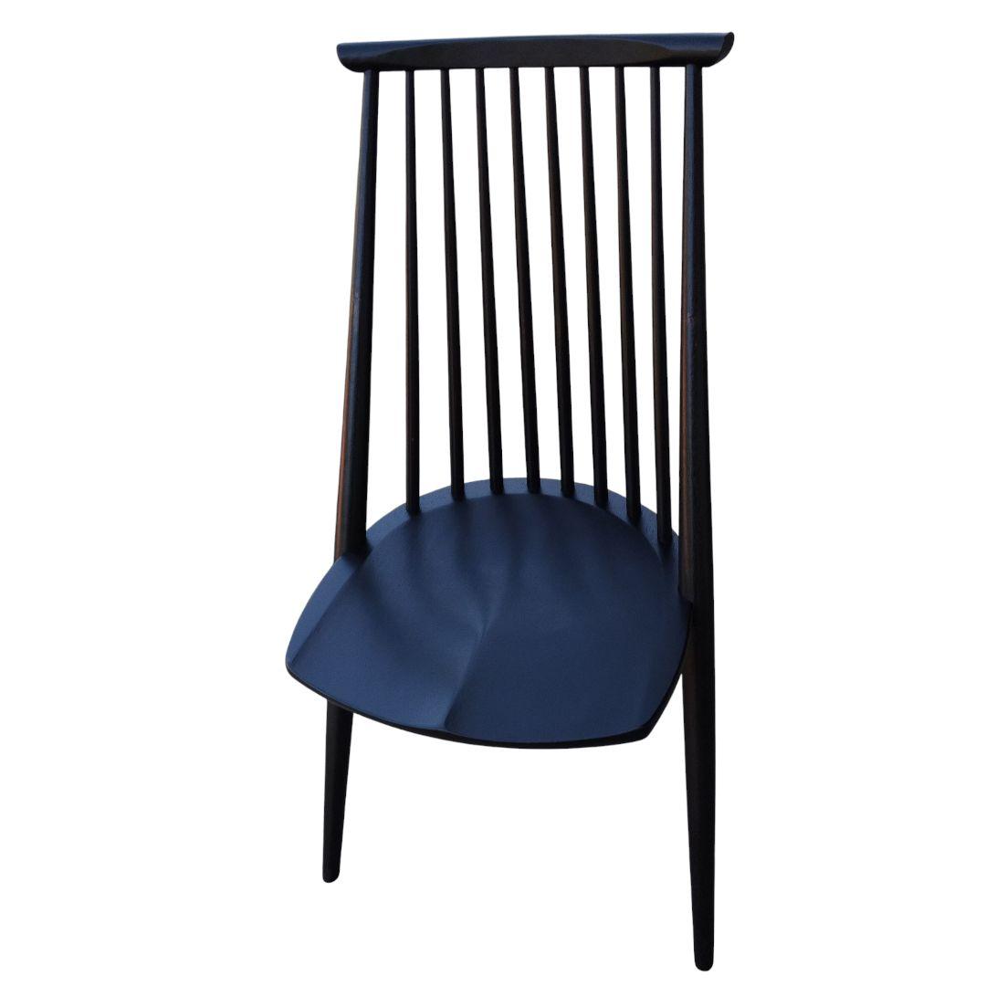 YIN灯日々専用　柏木工 シビルチェア CC71A BK オーク材 4脚セット①