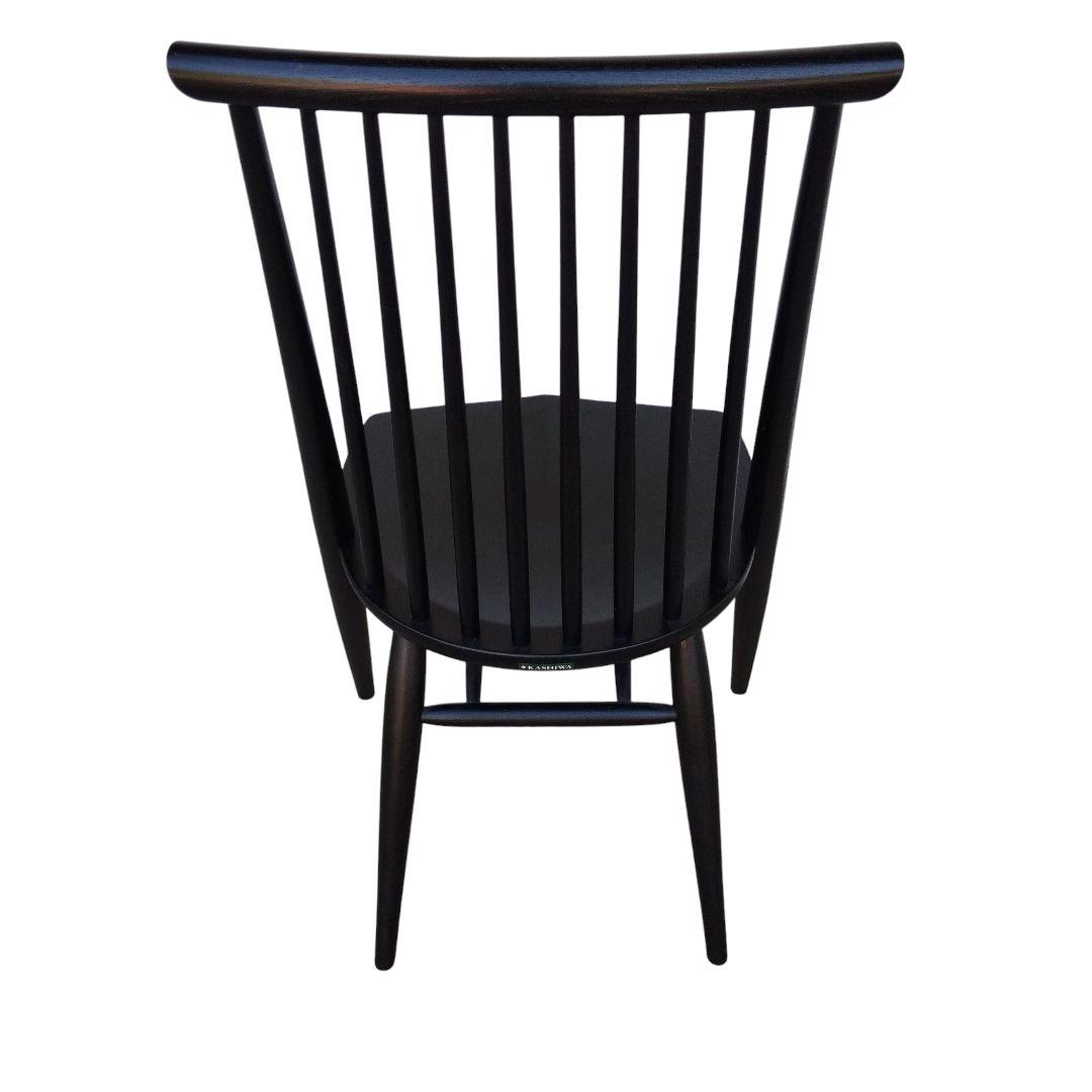 YIN灯日々専用　柏木工 シビルチェア CC71A BK オーク材 4脚セット①