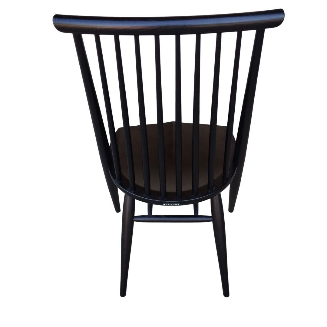 YIN灯日々専用　柏木工 シビルチェア CC71A BK オーク材 4脚セット①