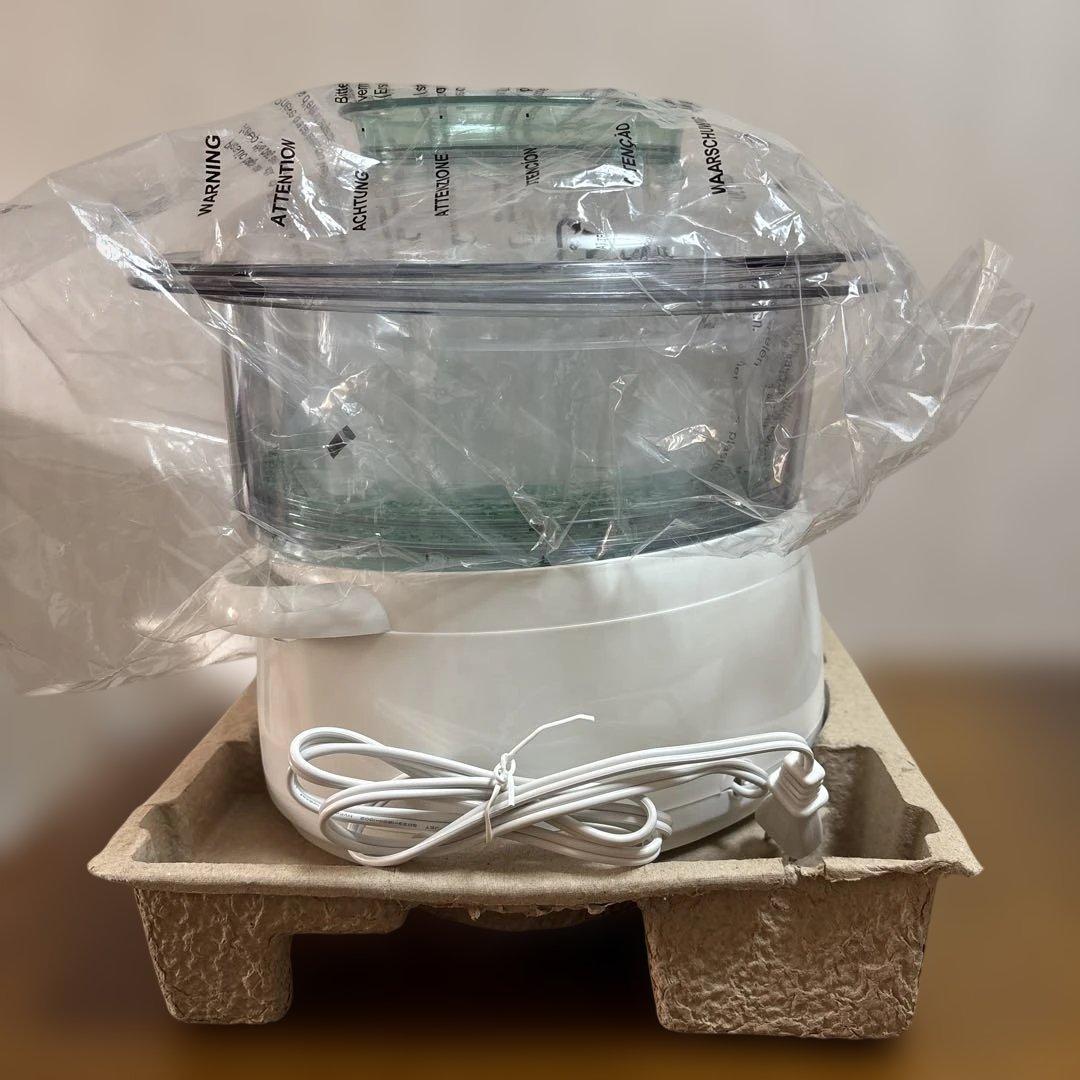 【新品】ティファール電気蒸し器 レシピブック付き