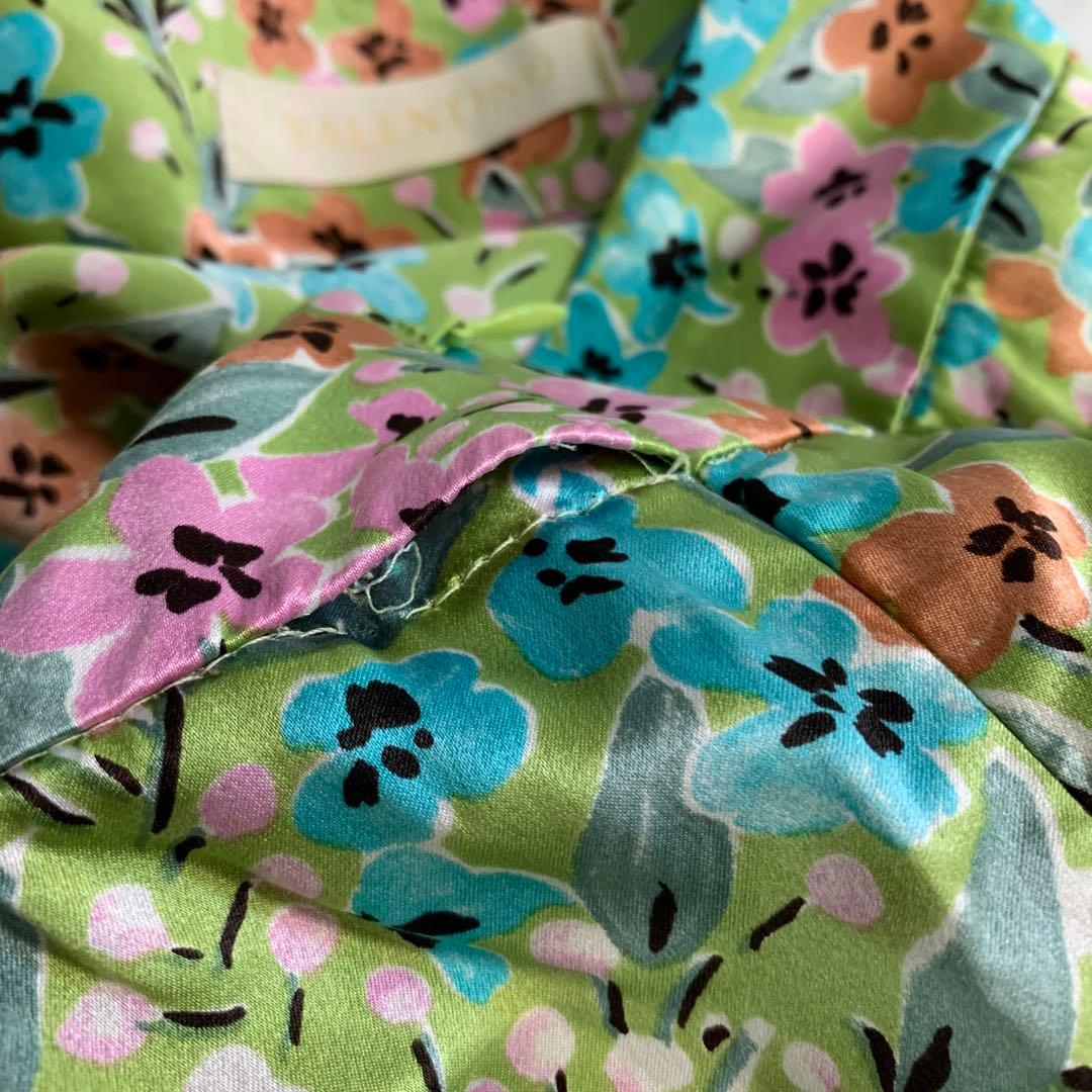 W3)VALENTINO セット ベスト ミニスカート シルク 花柄 3点 - メルカリ