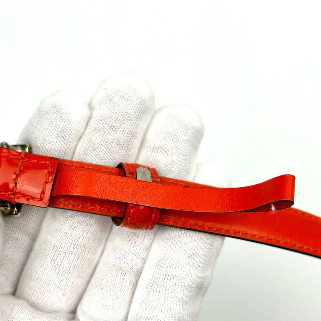 GUCCI グッチ ベルト エナメル Gロゴ