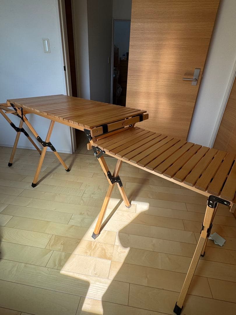 フィールドア ウッドロールキッチンテーブル 中古美品