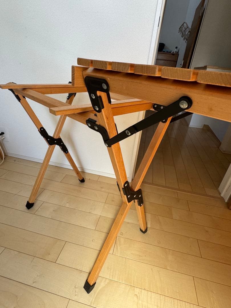 フィールドア ウッドロールキッチンテーブル 中古美品