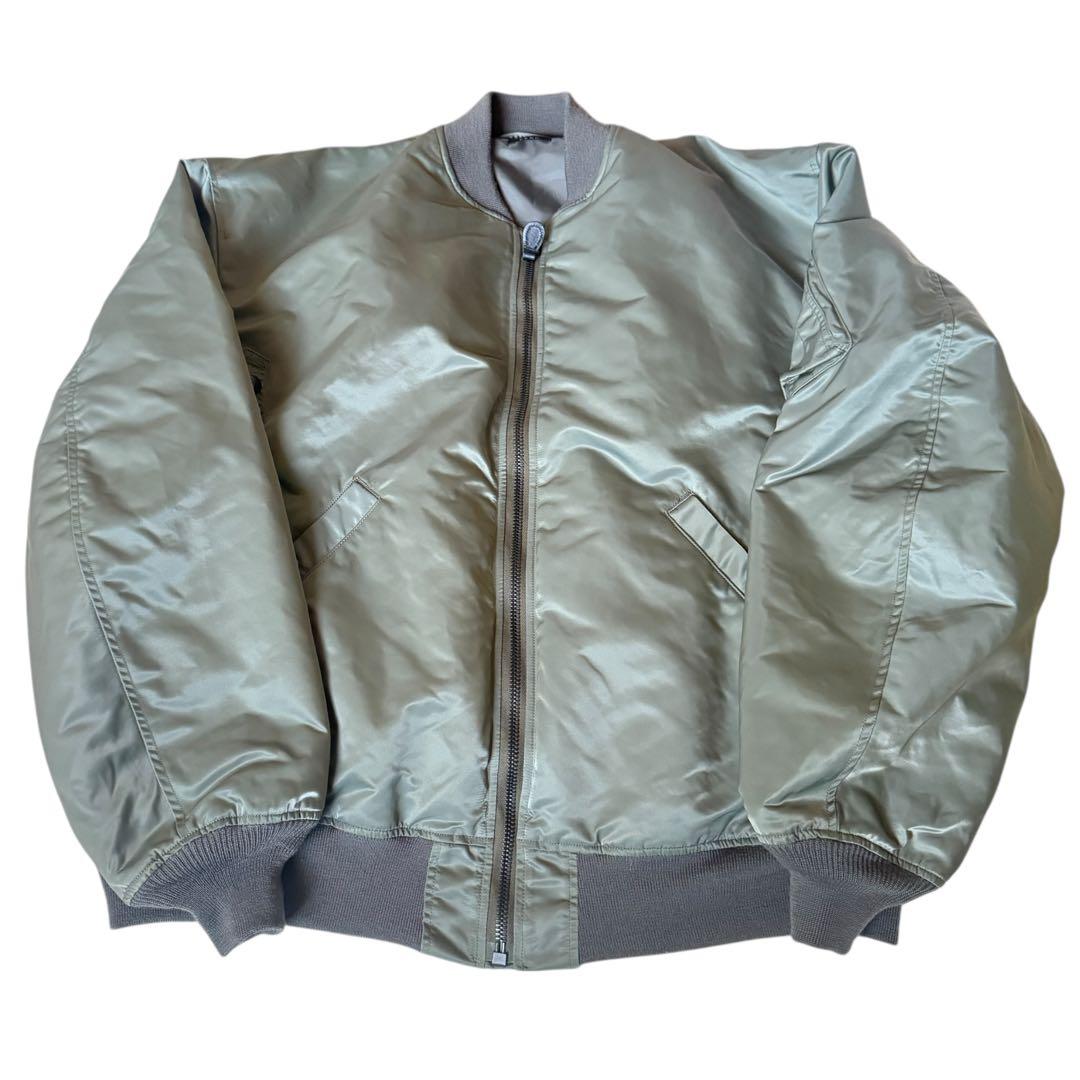 ✨美品✨ leno MA-1 サイズ2オリーブ ビックサイズ - メルカリ