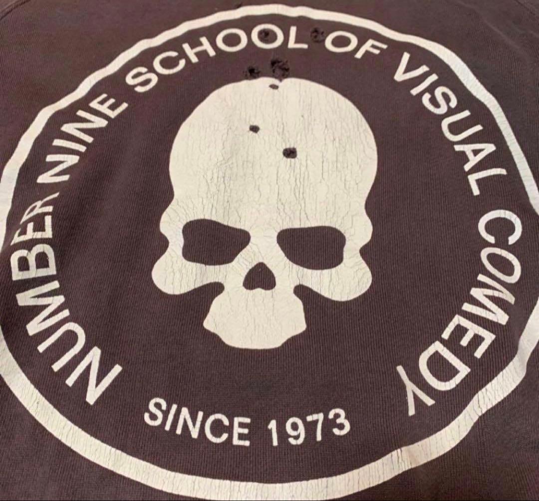 早い者勝ちNUMBER (N)INE /SKULL HOODIE /Size:2