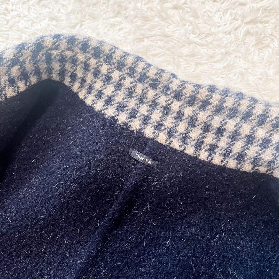 MAXMARA クチートアマーノ ダブルフェイスコート 千鳥格子 アルパカ 42