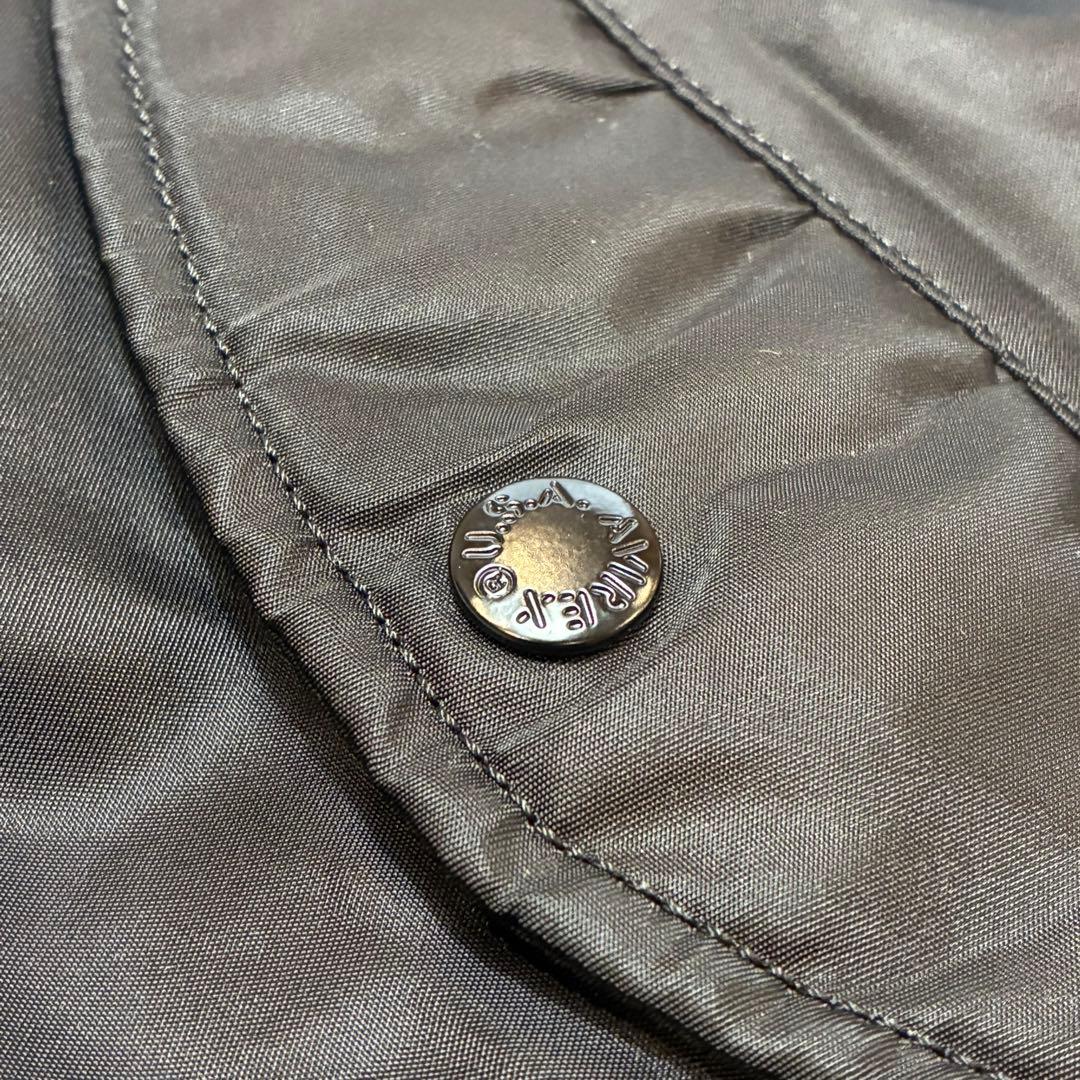 極美品 アビレックス MA1 リバーシブル 短丈 ブラック THERMOLITE