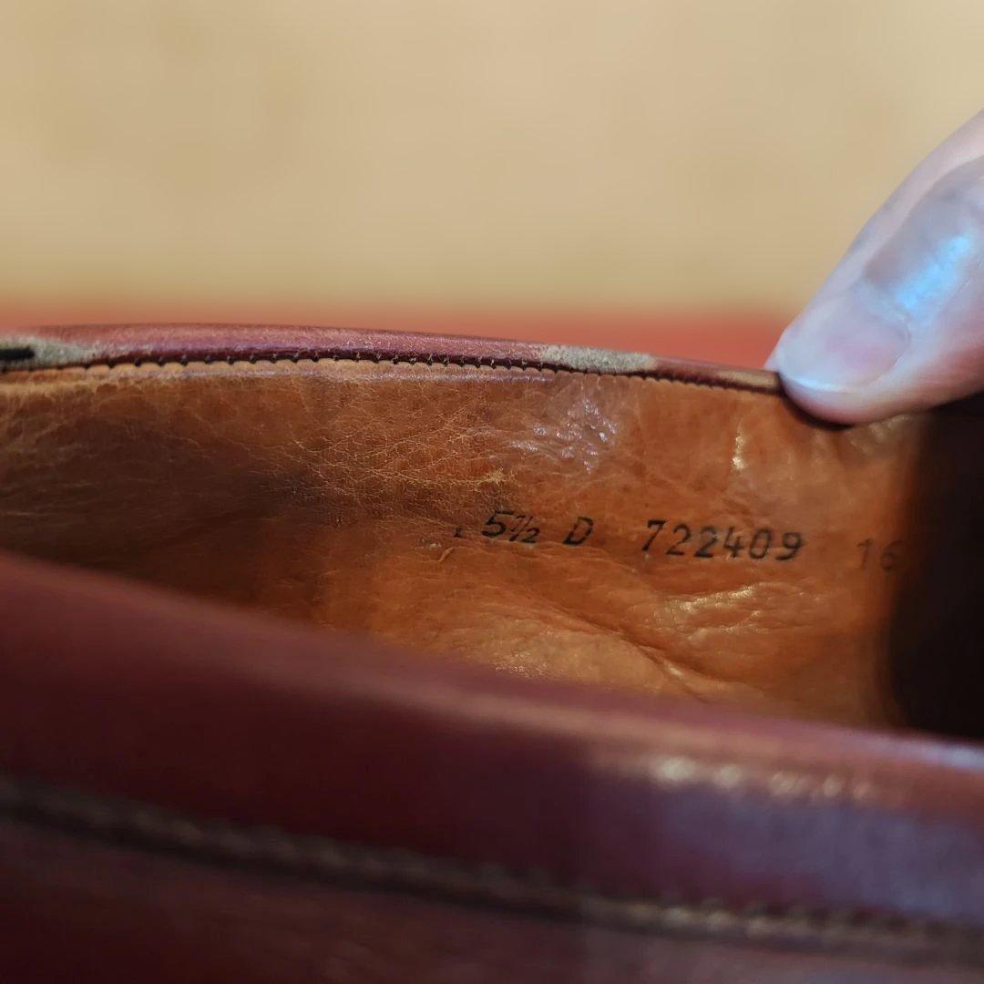 J.M.WESTON 180 シグニチャーローファー 5.5 D バーガンディ