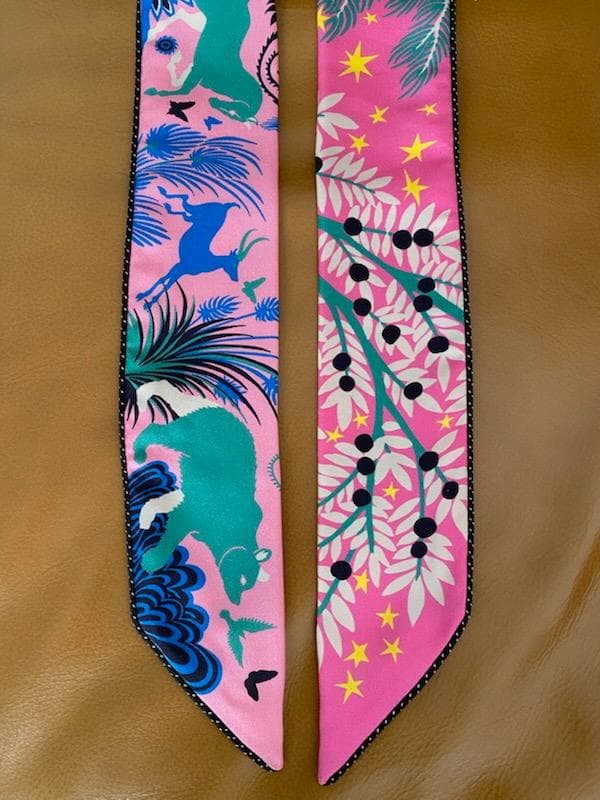 HERMES エルメス 《オルフェウスの魅力に誘われて》パイピング ツイリー