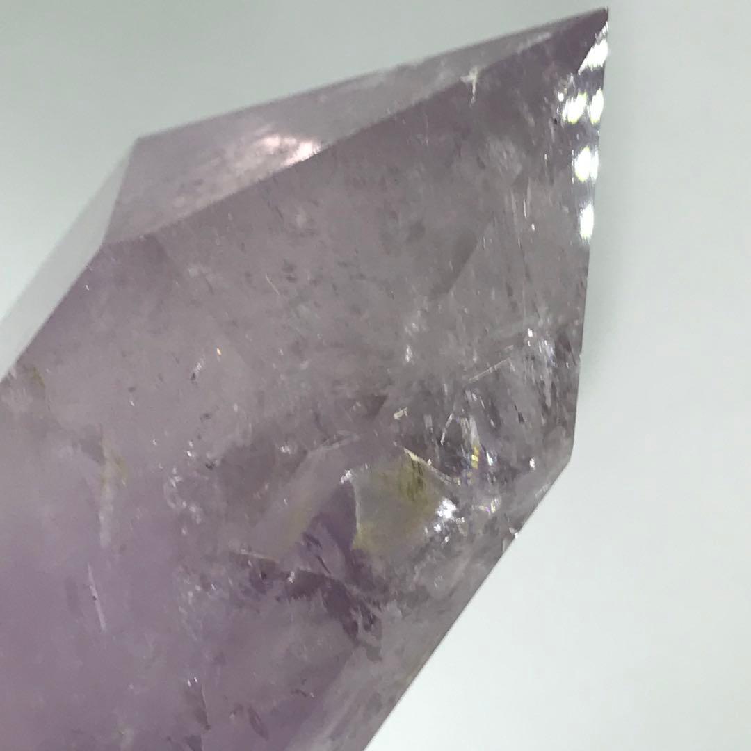 ★アメジスト★大きなポイント★六角柱虹入り★天然石★原石★1.26kg★タワー★