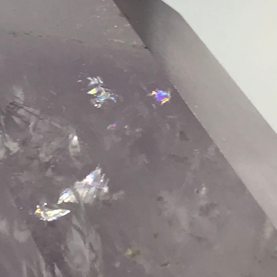 ★アメジスト★大きなポイント★六角柱虹入り★天然石★原石★1.26kg★タワー★