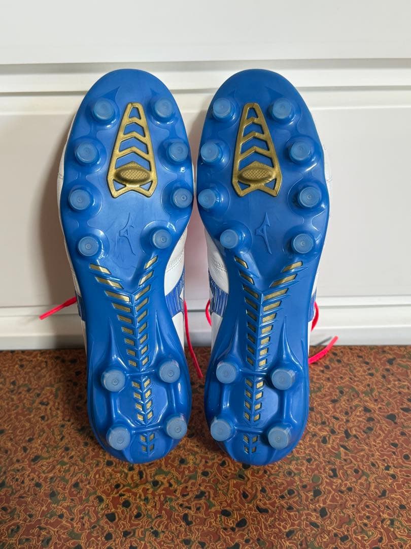 新品　24.5cm ミズノ　モレリア　ネオ4JAPAN青　限定カラー