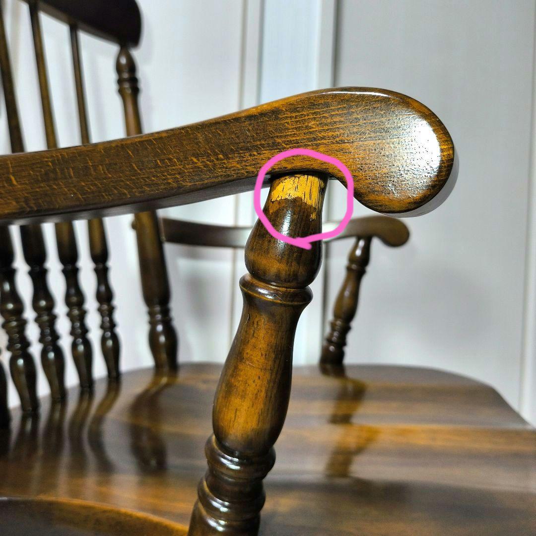 ミ*ヤ様 美品　カリモク　アームチェア　コロニアル　ウォールナット