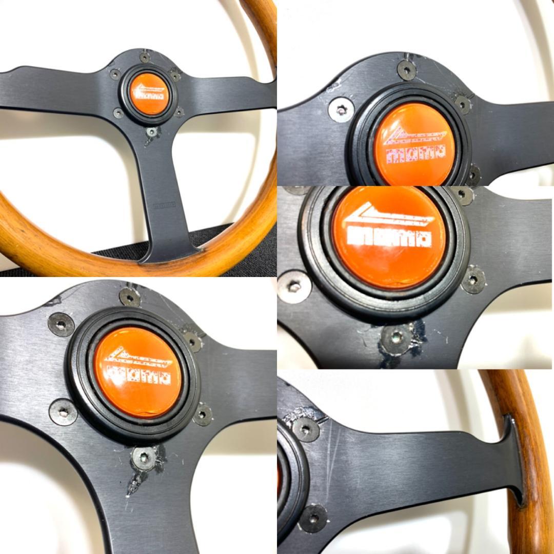 モモ TYP FL35 ウッド ステアリング 34.5Φ 希少 欧州専売モデル