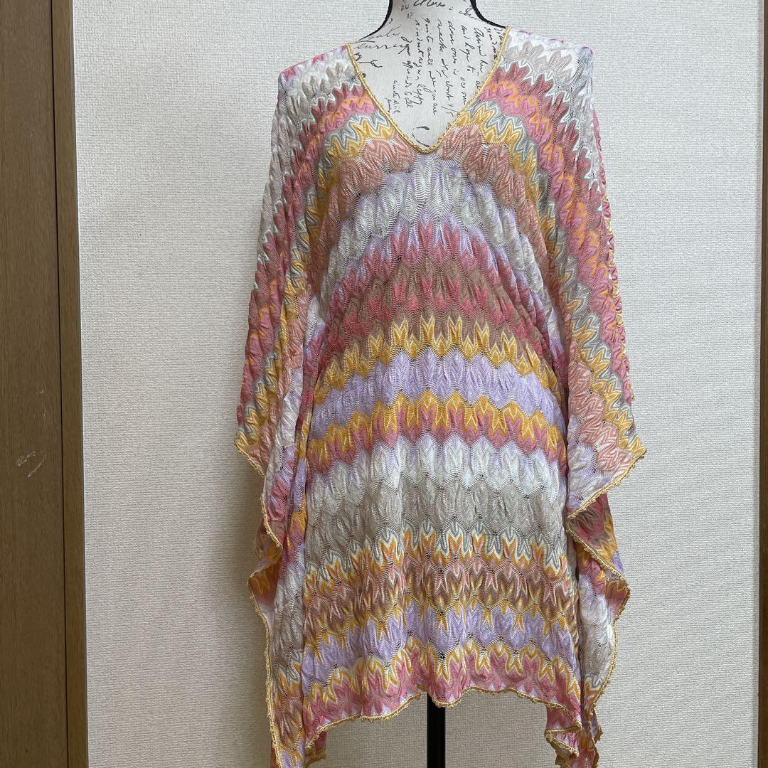 【大人気】MISSONI ミッソーニ　チュニック　ポンチョ　ニット　マルチカラー