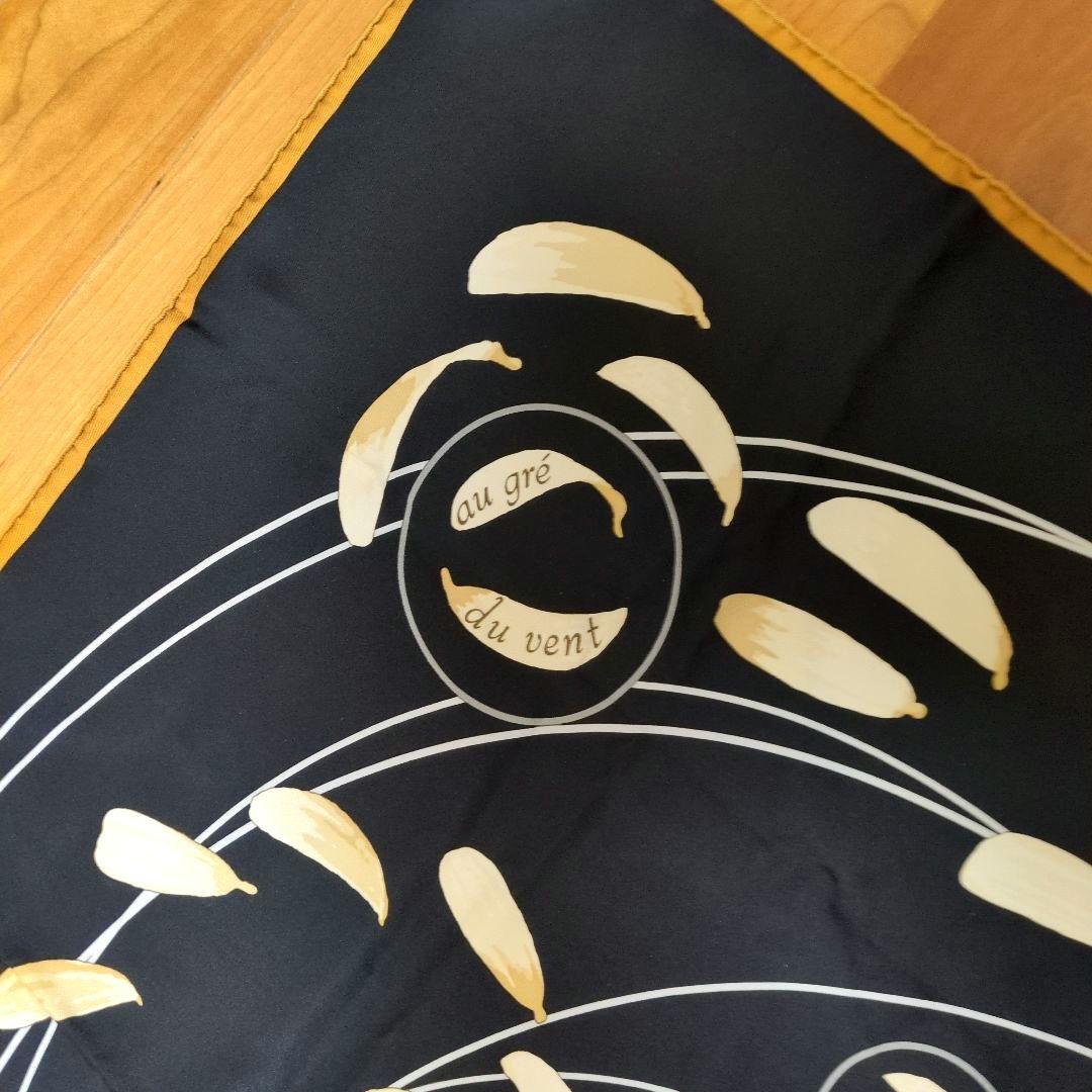 エルメス 花柄 スカーフ au gré du vent 87cm