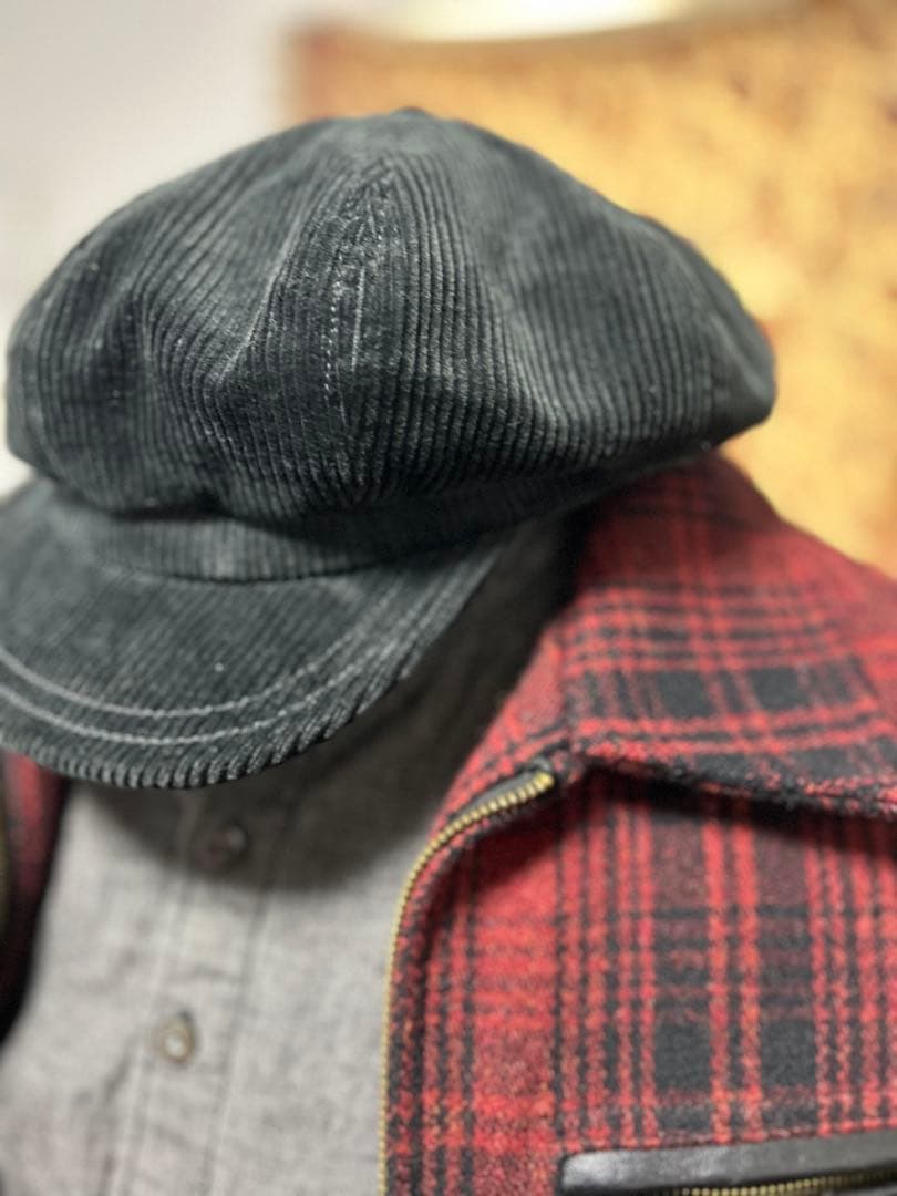 FREEWHEELERS キャップシリーズ　コーデュロイ　ジャムバスター　黒