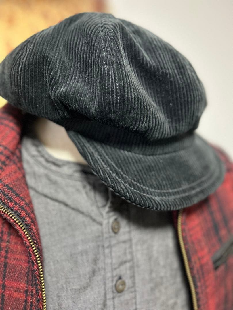 FREEWHEELERS キャップシリーズ　コーデュロイ　ジャムバスター　黒