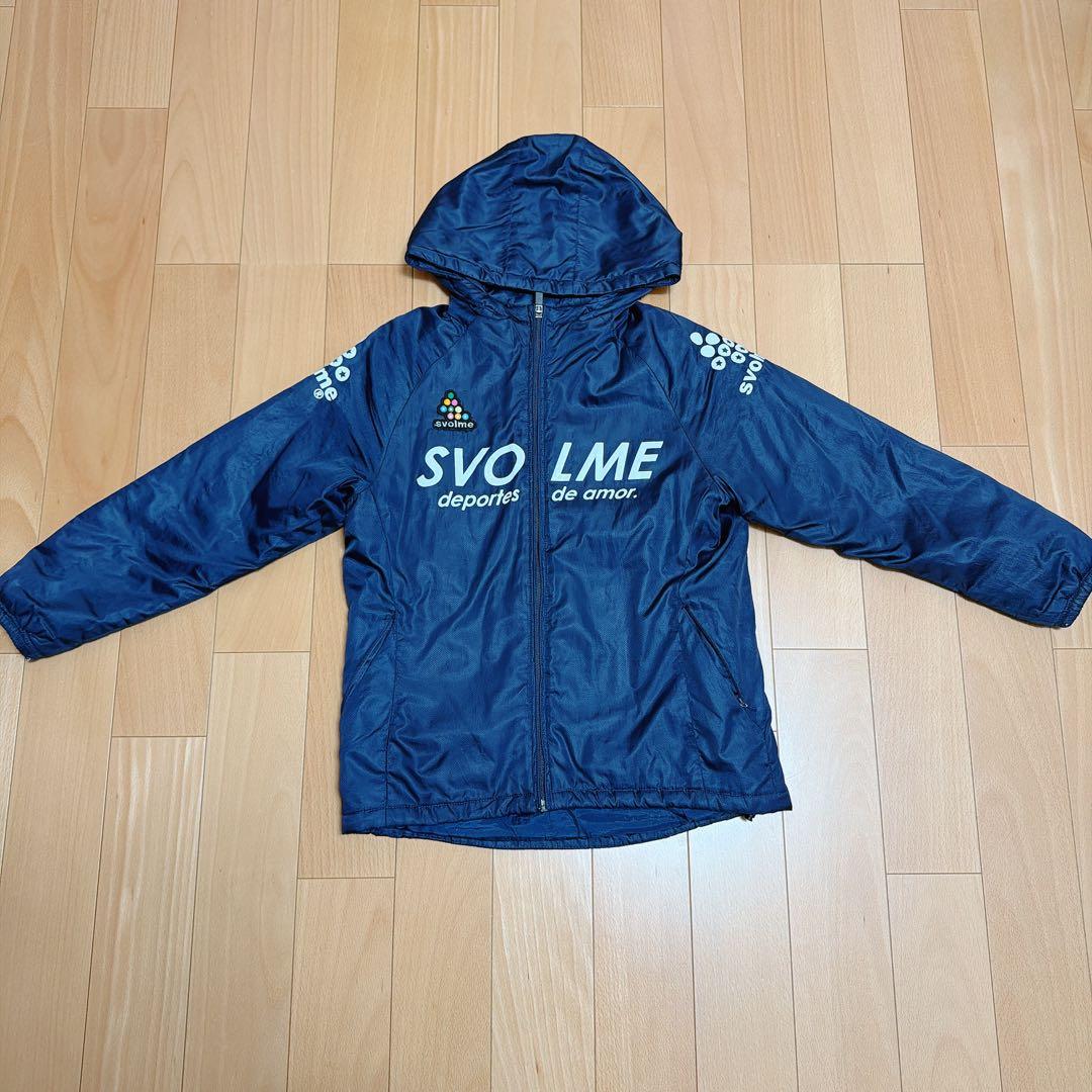 SVOLME スボルメ 中綿ジャケット 140 ネイビー サッカー ジュニア