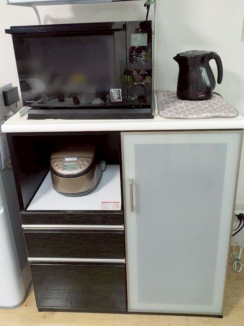 値下げ 送料込み・9/19までの出品】ニトリ 食器棚 Nポスティア 90BK