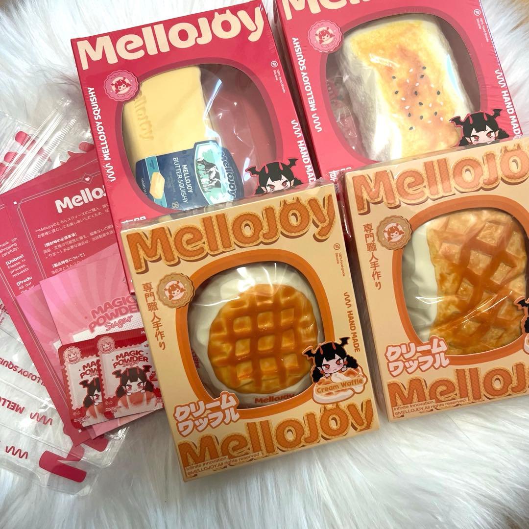 Mellojoy メロジョイスクイーズ バター ワッフル 焼き餅 シュリンク付