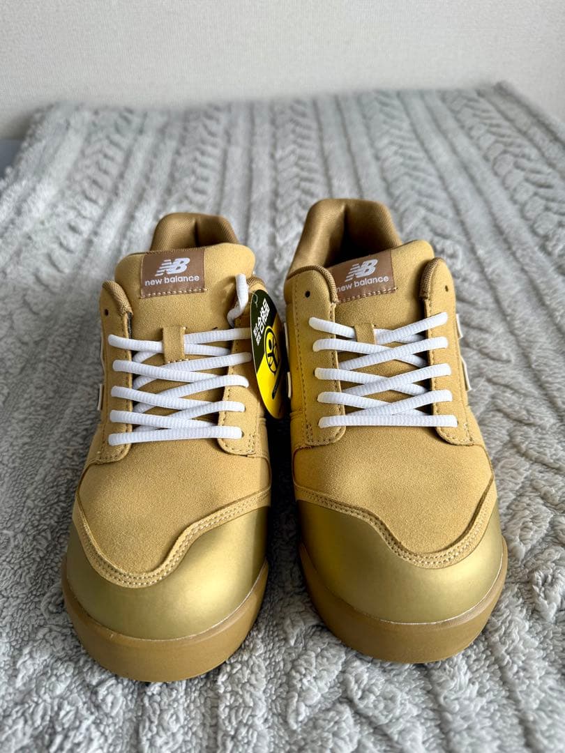 New Balance ゴールド安全靴 25cm - メルカリ