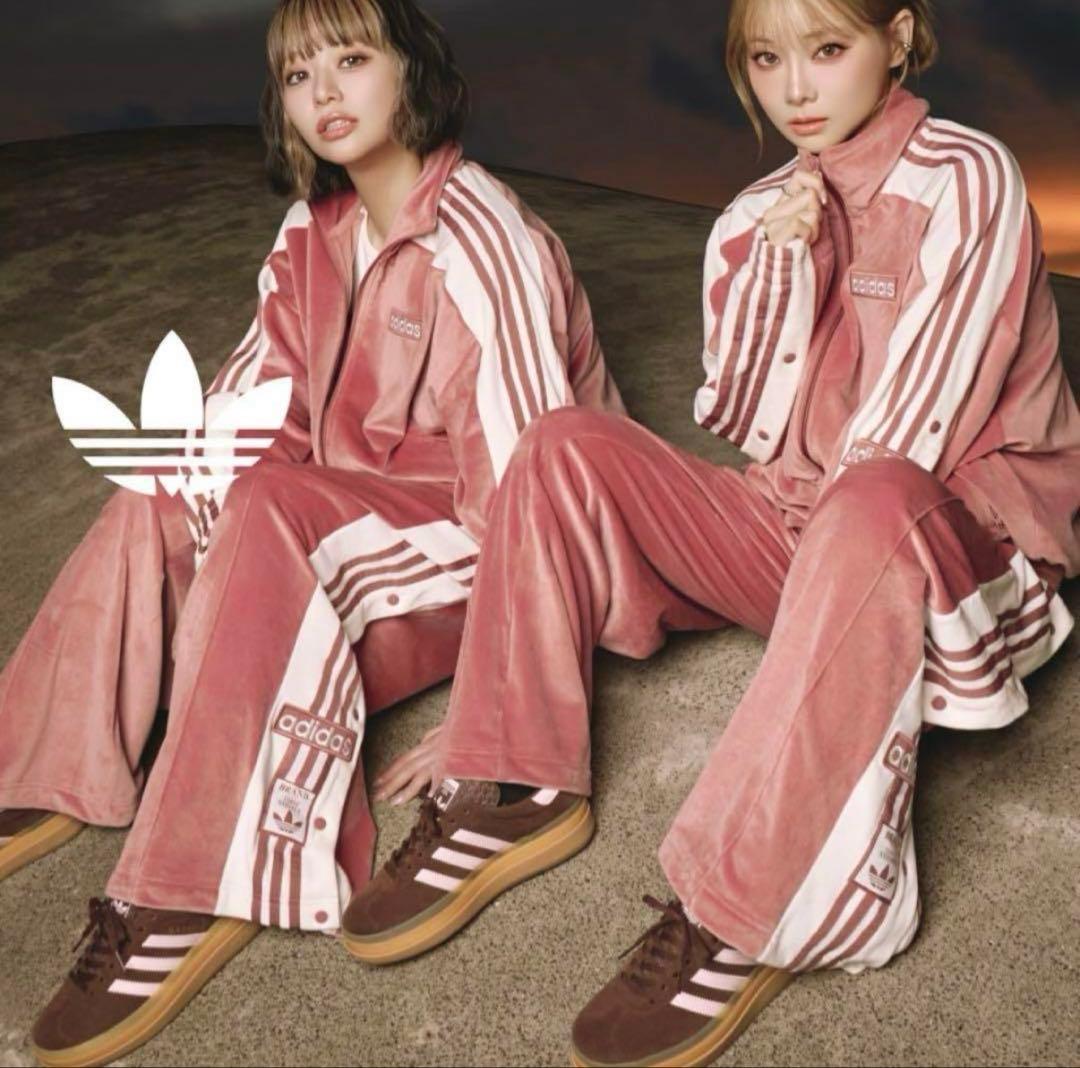 新品XL⭐️当日⭐️adidas W ADIBREAK VELOUR TT重盛さと美 - メルカリ