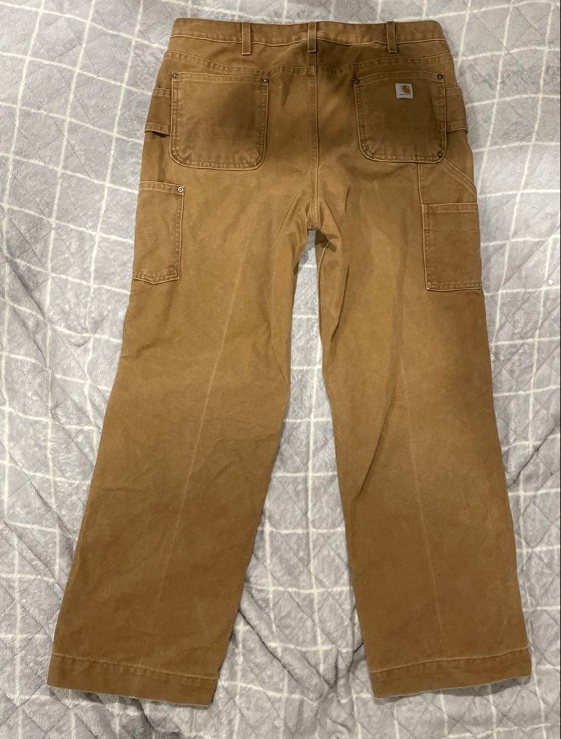 Carhartt ダブルニー ワーク ブラウン W34L32相当 ペインター