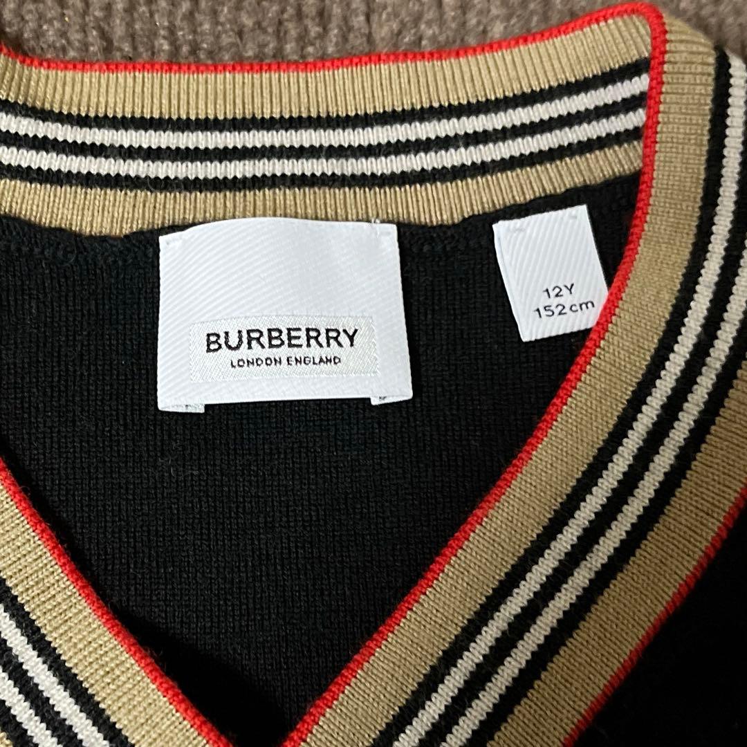 たこさんページ新品　バーバリーニットワンピース