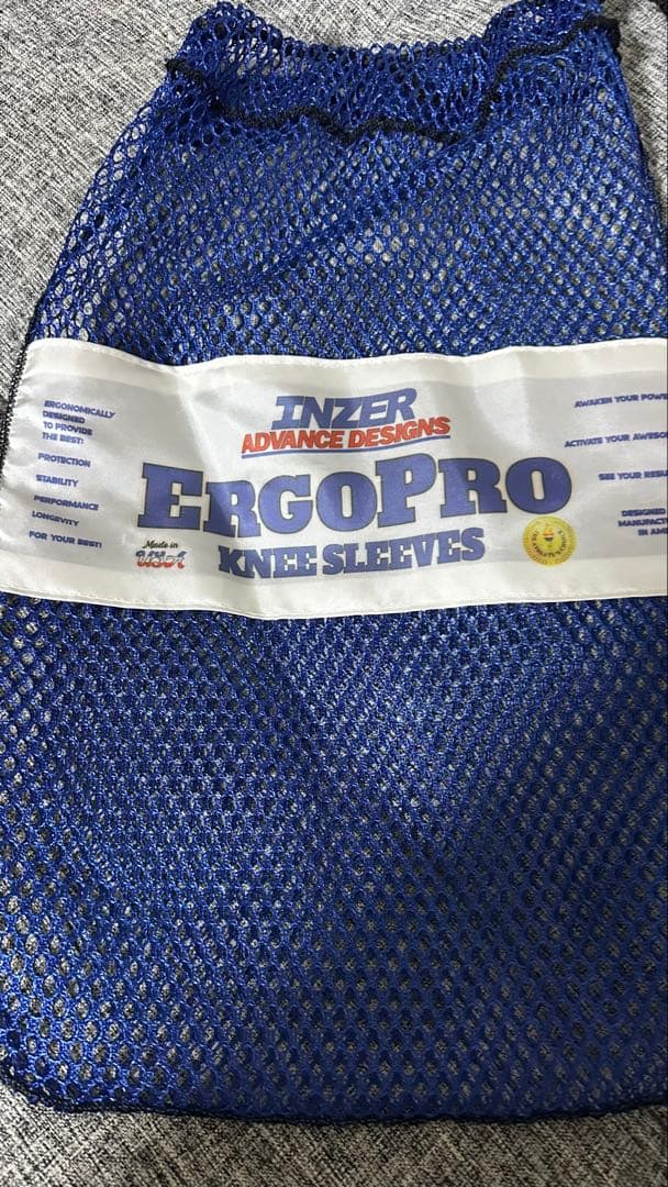 c*i様 INZER ERGOPRO(インザー エルゴプロ)ニースリーブ　サイズ